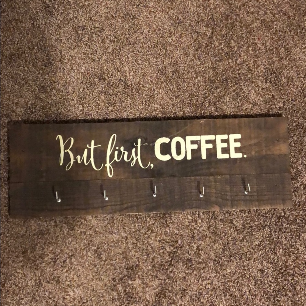 Coffee cup wall decor